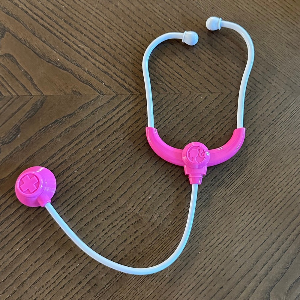 Barbie Kiss and Care Vet Doctor Nurse Stethoscope Replacement Hot Pink 7.25 inch